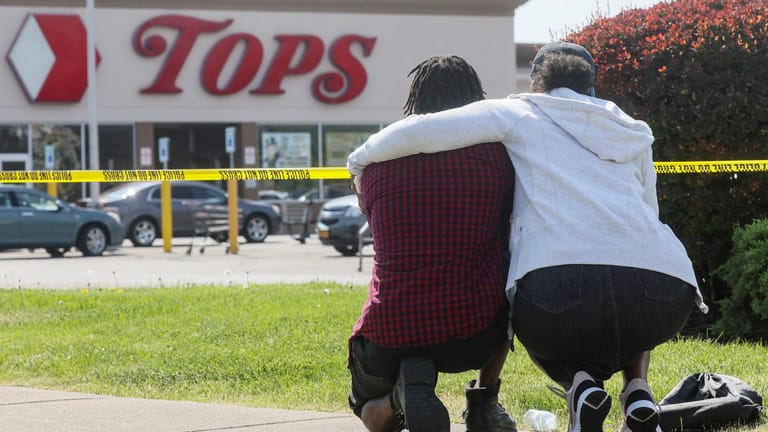 Tatort in Buffalo: Am Samstag hat ein 18-Jähriger in einem Supermarkt mehrere Schwarze Menschen erschossen.