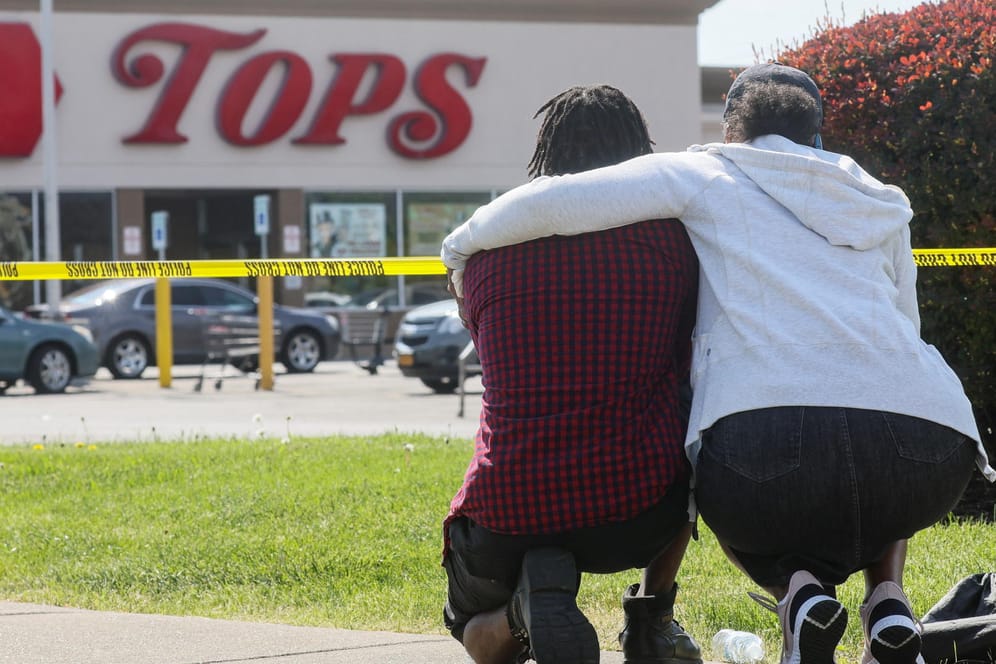Tatort in Buffalo: Am Samstag hat ein 18-Jähriger in einem Supermarkt mehrere Schwarze Menschen erschossen.