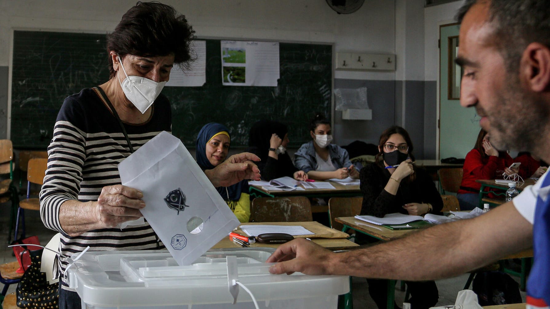 Beirut, Libanon: Es waren die ersten Parlamentswahlen in dem Land, seitdem die Hauptstadt im Sommer 2020 von einer schweren Explosion erschüttert wurde.