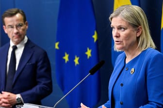 Magdalena Andersson: Die schwedische Ministerpräsidentin führt eine Minderheitsregierung und braucht daher für den Nato-Beitritt die Zustimmung der Parlamentsparteien.
