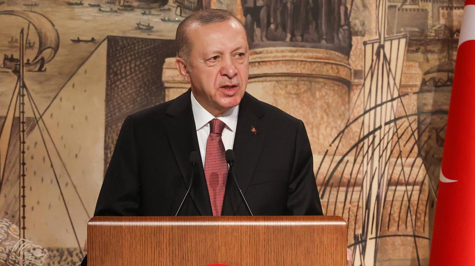 Der türkische Präsident Recep Tayyip Erdoğan: Delegationen aus beiden Ländern sollten sich nicht die Mühe machen, in die Türkei zu reisen, sagt er.