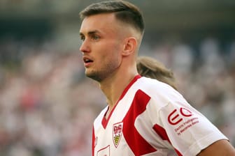 Sasa Kalajdzic: Der Angreifer vom VfB Stuttgart ist beim FC Bayern im Gespräch.