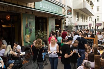 Das Café Selenskyj in der Bagatelle Bar ist sonntags gut besucht.