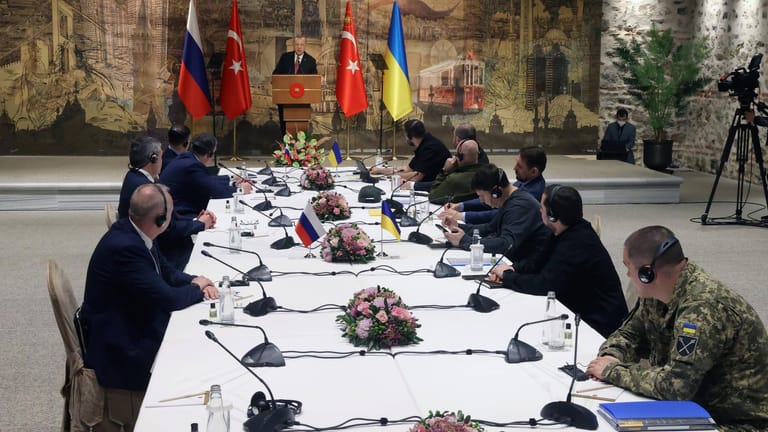 Russisch-ukrainische Verhandlungen in Istanbul: Eine Neuauflage der Gespräche wird es vorerst nicht geben. (Archivfoto)