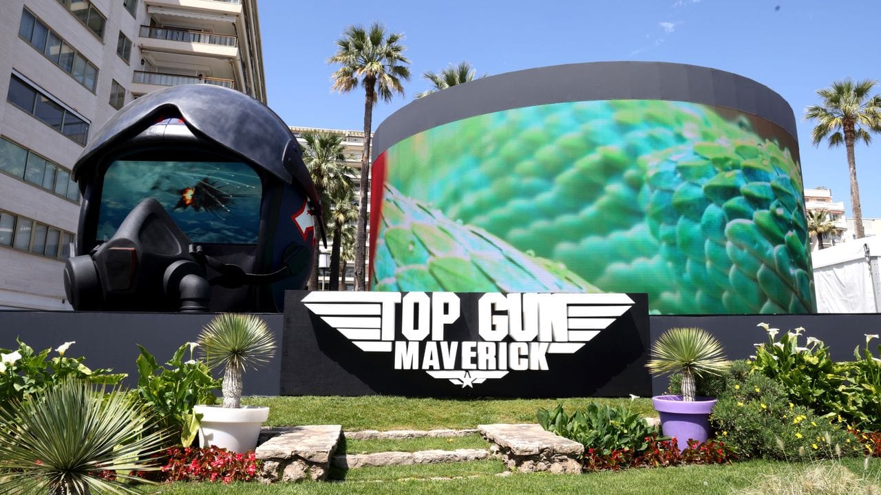 Cannes ist bereit für "Top Gun: Maverick".