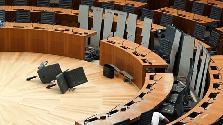 Umbau Landtag in Nordrhein-Westfalen