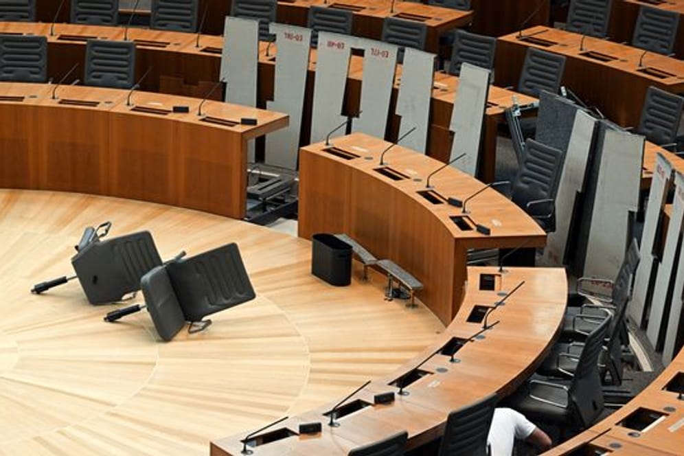 Umbau Landtag in Nordrhein-Westfalen