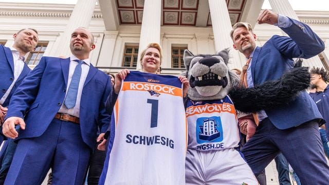 Ministerpräsidentin empfängt Rostock Seawolves