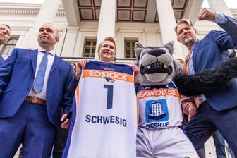 Ministerpräsidentin empfängt Rostock Seawolves