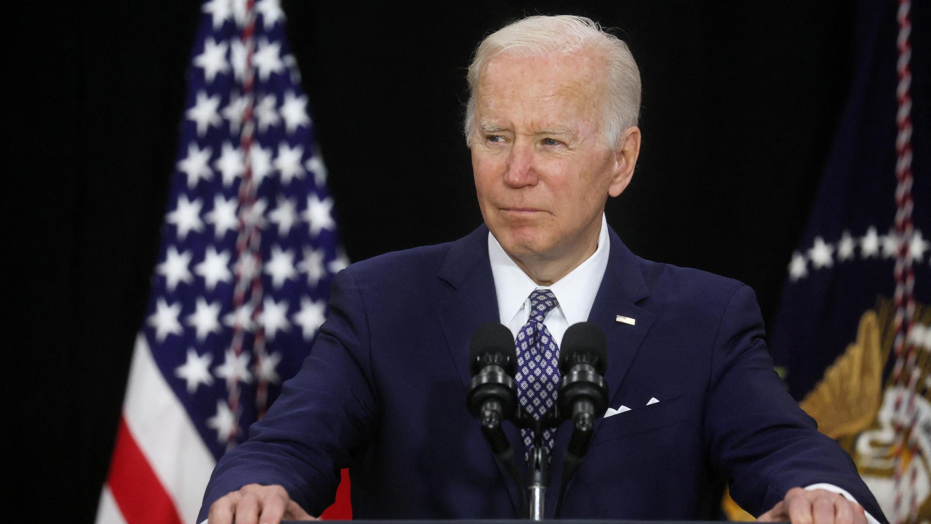 Joe Biden: Der US-Präsident hat die rassistisch motivierte Amoktat von Buffalo verurteilt.