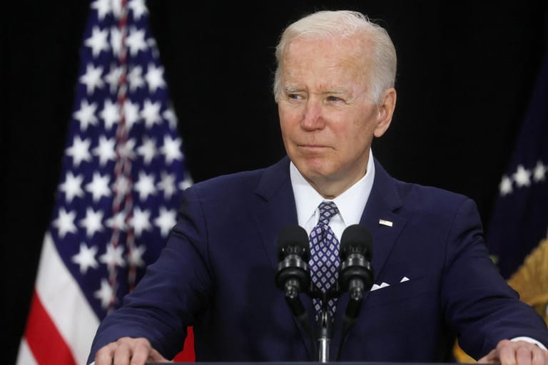 Joe Biden: Der US-Präsident hat die rassistisch motivierte Amoktat von Buffalo verurteilt.