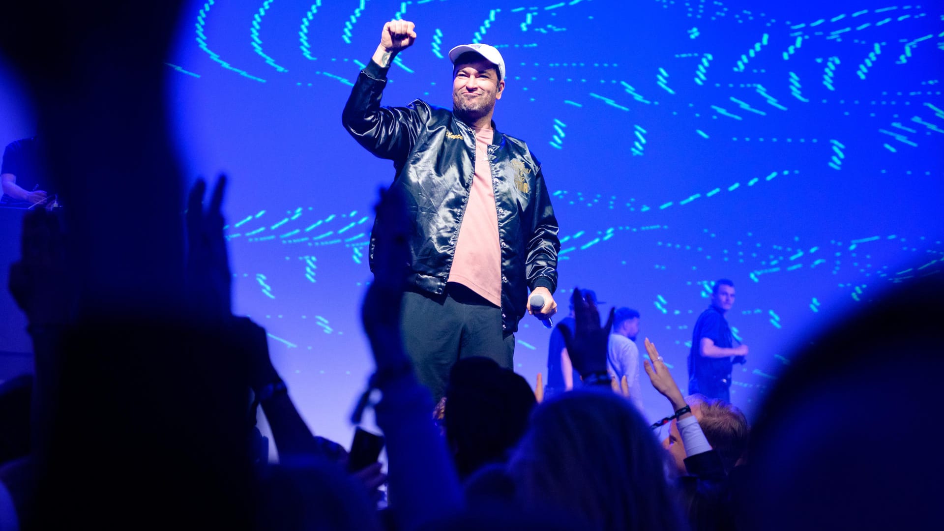 Marteria: Der Rapper hatte einen Auftritt während der Mittagspause.