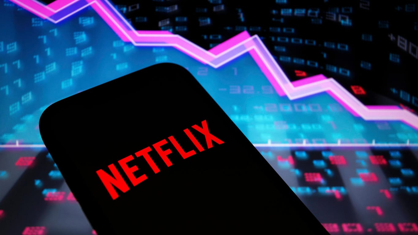 Das Logo von Netflix: Der Streaminganbieter kämpft mit sinkenden Abozahlen und einer wachsenden Konkurrenz.