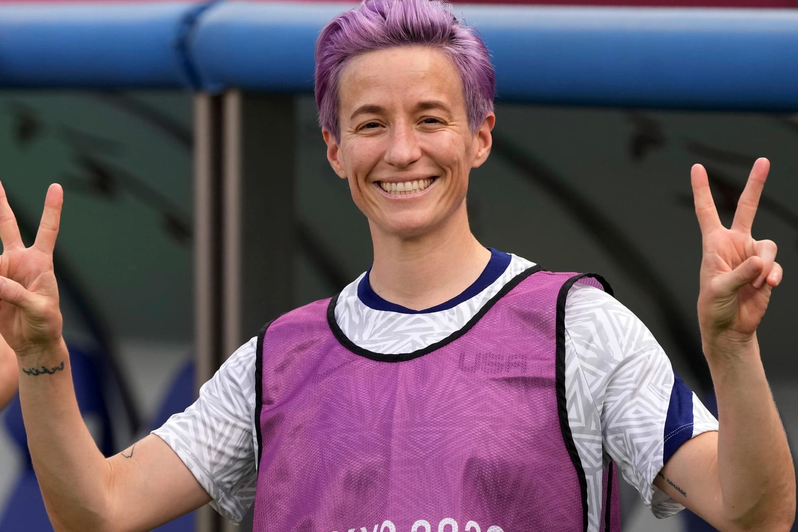 US-Star Megan Rapinoe: Wegweisender Erfolg.