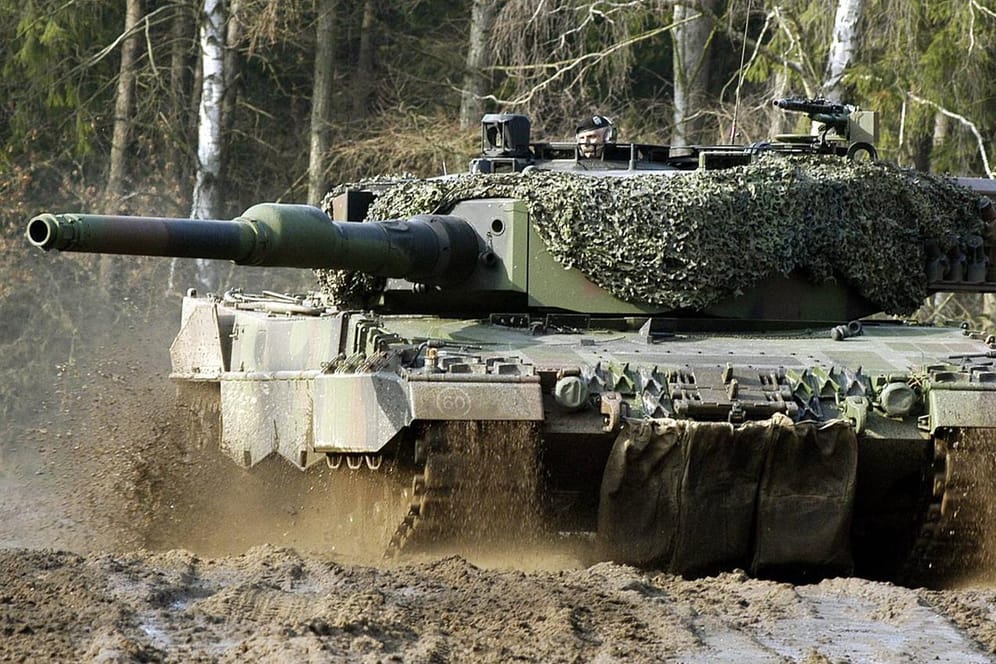 Kampfpanzer vom Typ Leopard 2A4: Man wolle der Ukraine "schnell und unkompliziert gegen die russische Aggression beistehen".