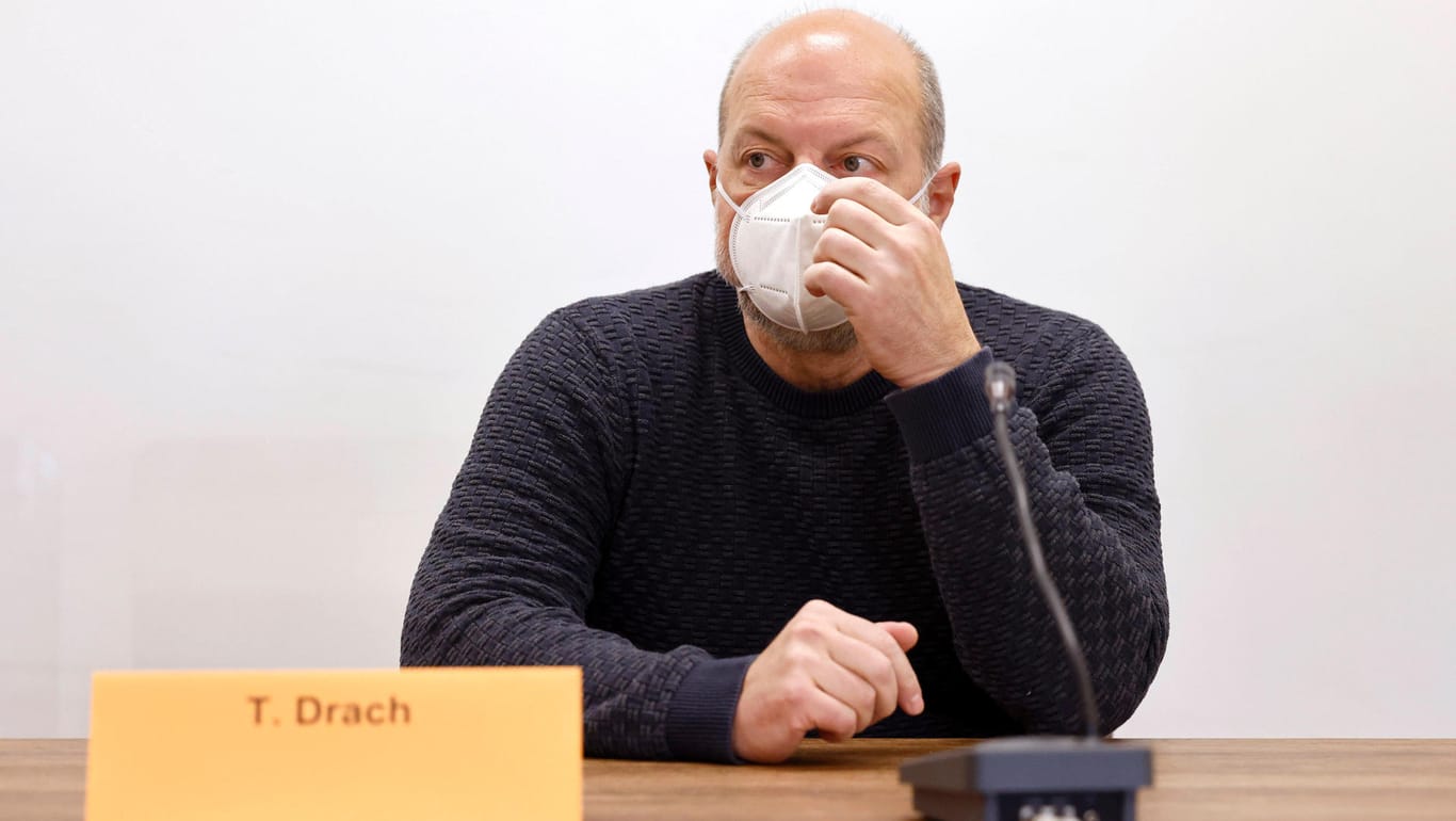 Vor Gericht in Köln: Der Angeklagte Thomas Drach.
