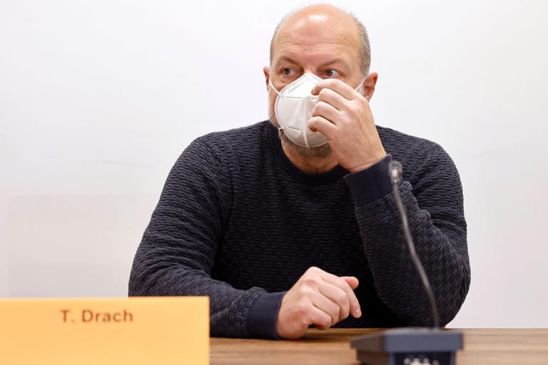 Vor Gericht in Köln: Der Angeklagte Thomas Drach.