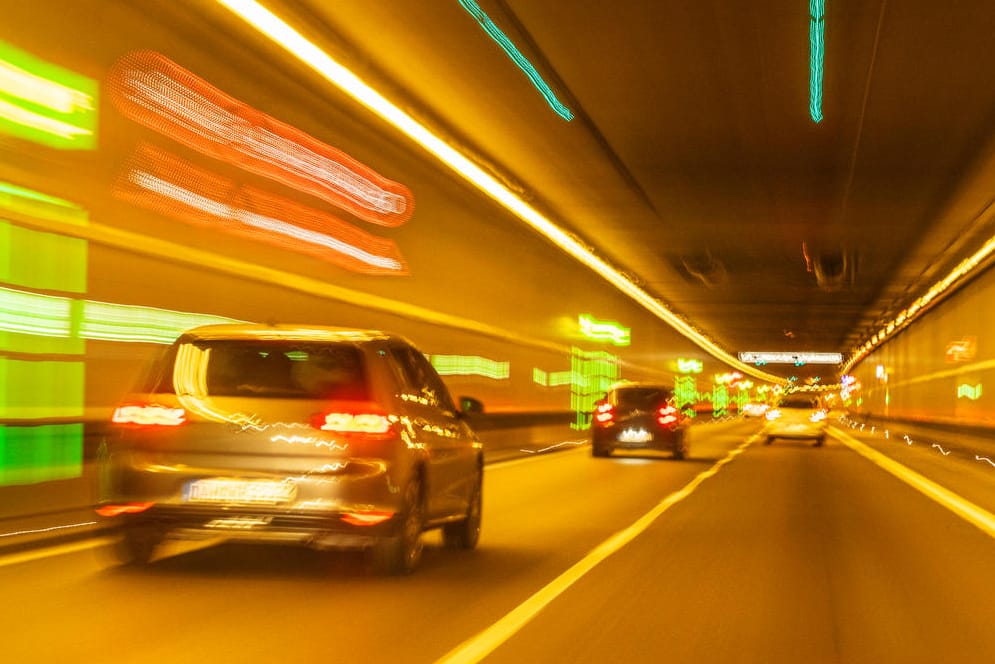 Tunnel auf dem mittleren Ring in München (Archivbild): Hier ereignete sich eine spektakuläre Verfolgungsjagd.