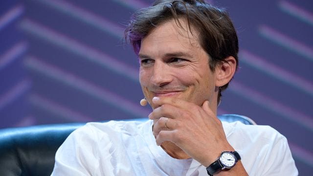 Schauspieler Ashton Kutcher beim Digital-Festival OMR in Hamburg.