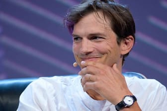 Schauspieler Ashton Kutcher beim Digital-Festival OMR in Hamburg.