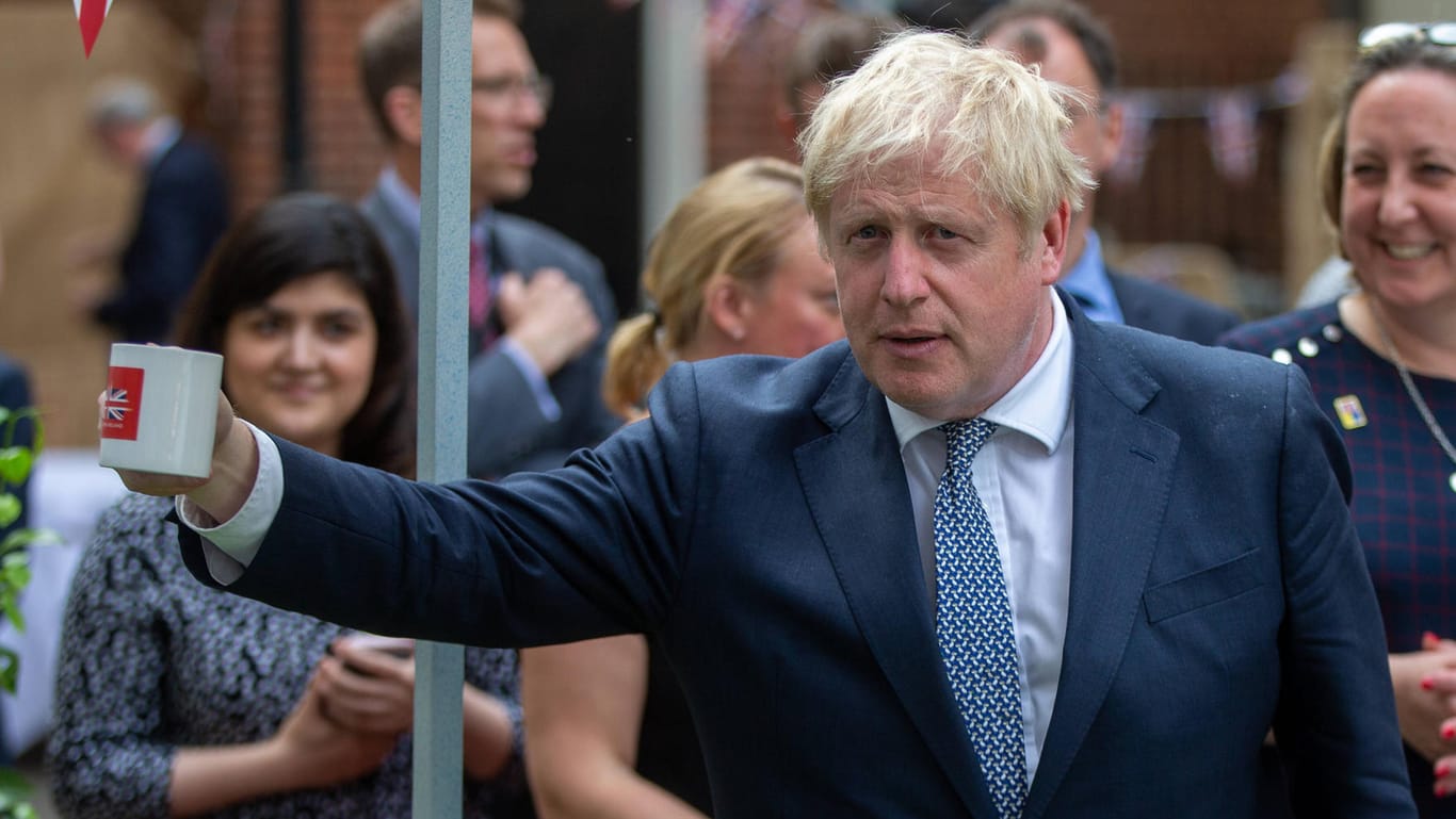 Boris Johnson: Der britische Premierminister droht mit der Aufhebung von Teilen des Nordirland-Protokolls.