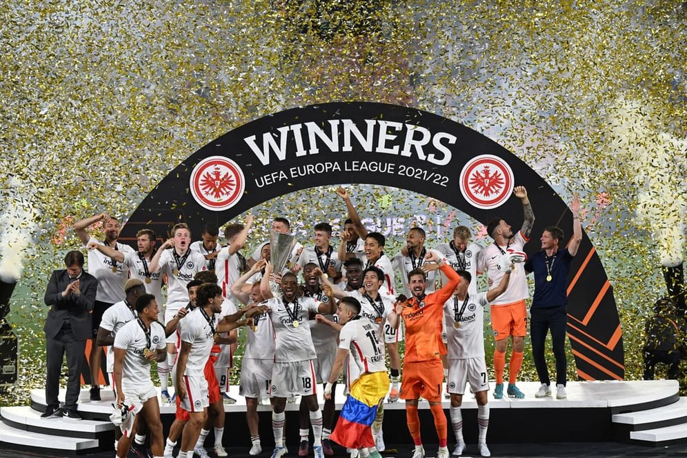 Eintracht Frankfurt hat die Euopa League gewonnen.