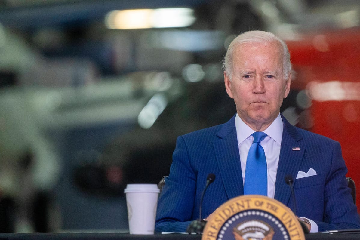 Joe Biden bei einer Ansprache in Maryland (Archivbild): Seine Regierung hat jetzt eine Luftbrücke für Babymilch angekündigt.