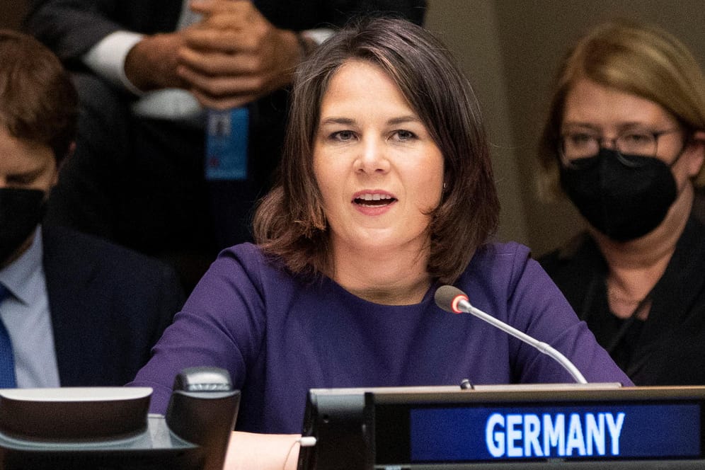Annalena Baerbock (Grüne): Die Außenministerin war zu Gast bei den Vereinten Nationen in New York.