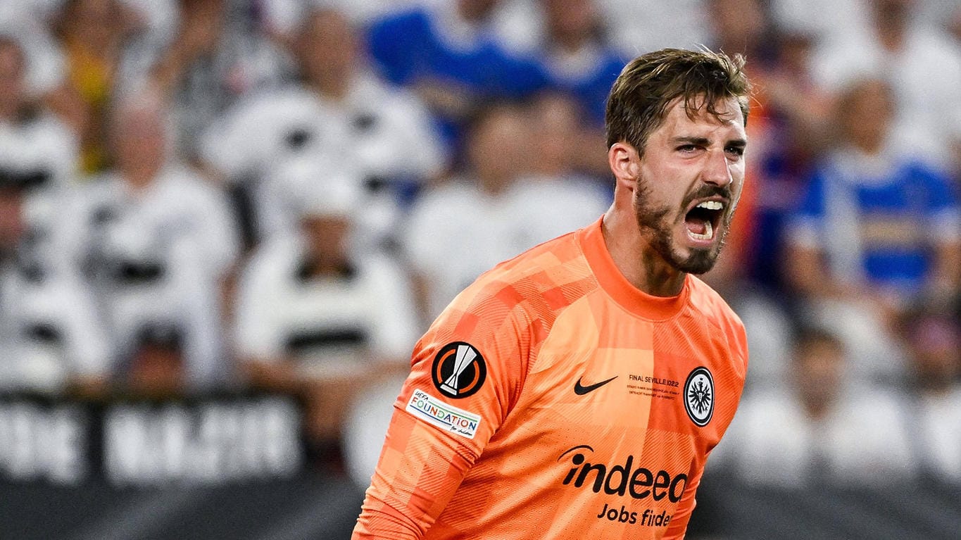 Kevin Trapp: Er sicherte Eintracht Frankfurt im Elfmeterschießen des Europa-League-Finals den Titel.