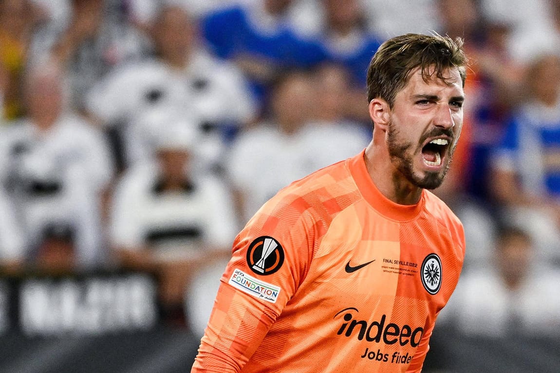 Kevin Trapp: Er sicherte Eintracht Frankfurt im Elfmeterschießen des Europa-League-Finals den Titel.