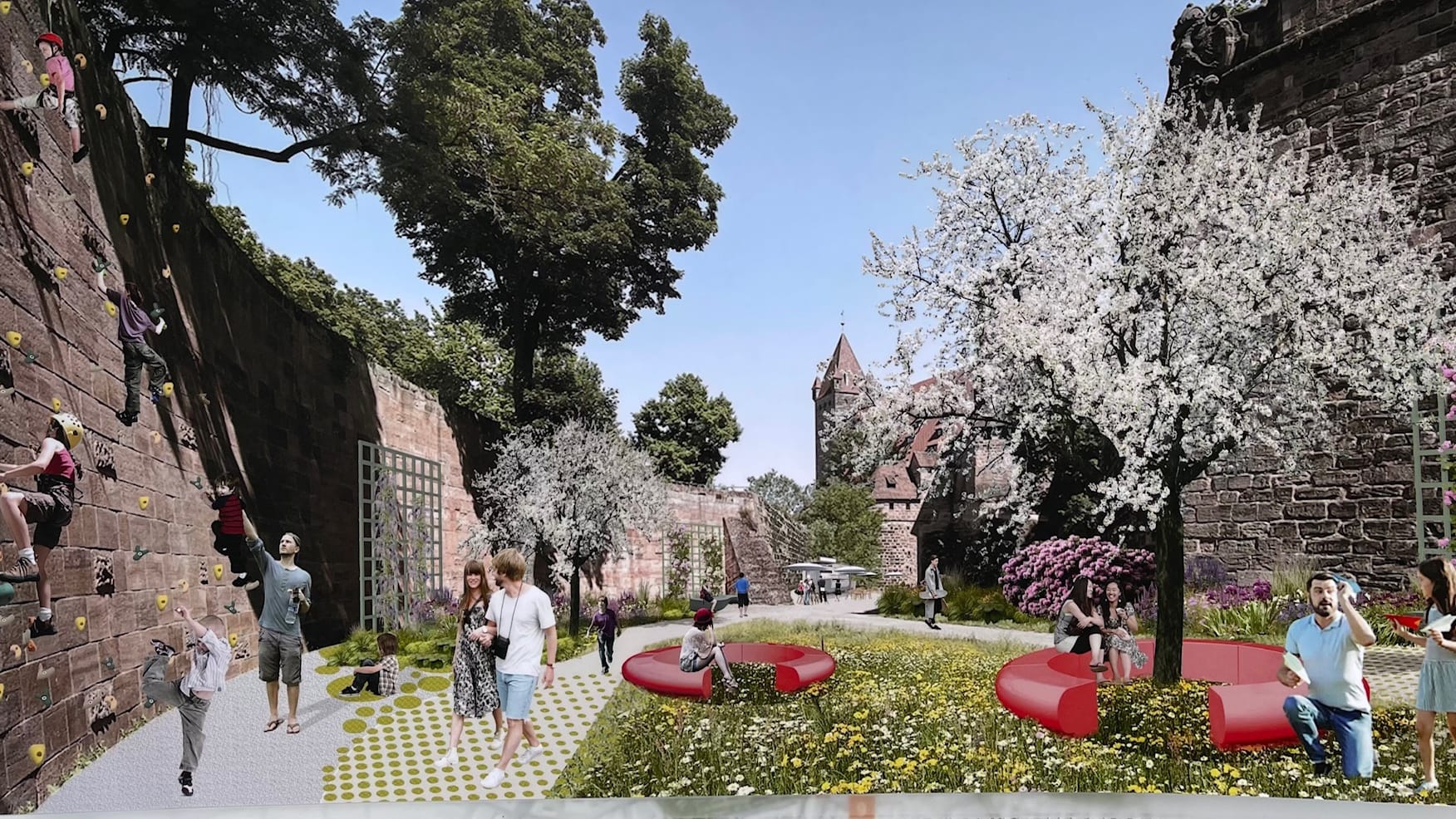 Geht es nach dem Konzept zur Bewerbung der Gartenschau, könnte der Stadtgraben bald so aussehen.