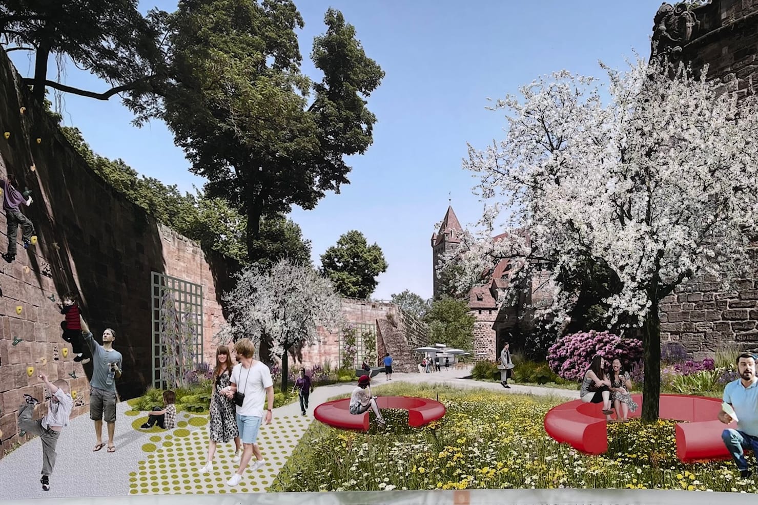 Geht es nach dem Konzept zur Bewerbung der Gartenschau, könnte der Stadtgraben bald so aussehen.