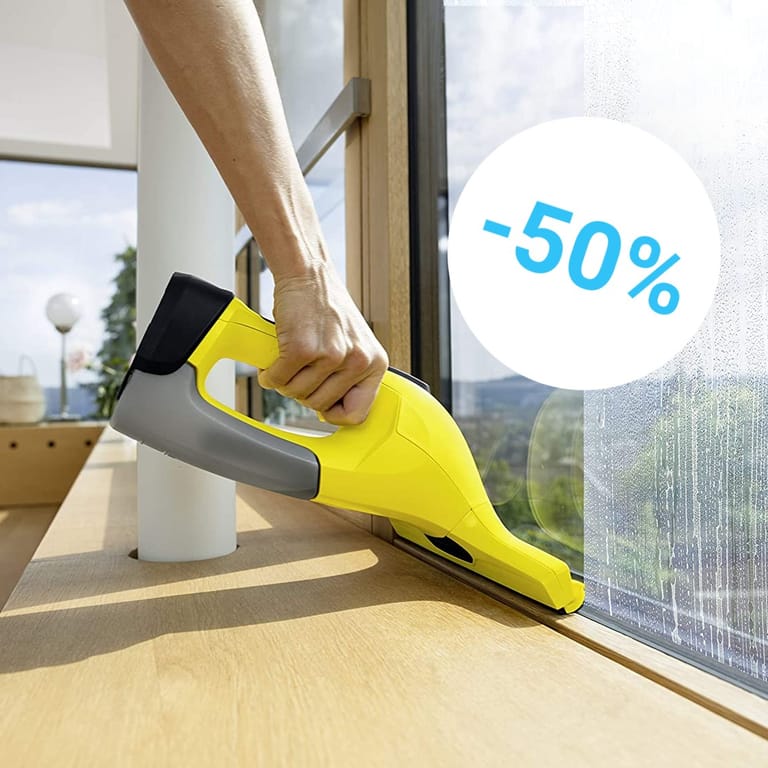 Mit einem Fenstersauger reinigen Sie die Fenster streifenfrei. Heute sparen Sie rund 50 Prozent.