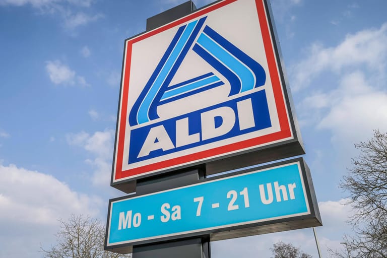 Das Logo von Aldi Nord: Die Erben der Aldi-Familie kämpfen um ihre Macht.