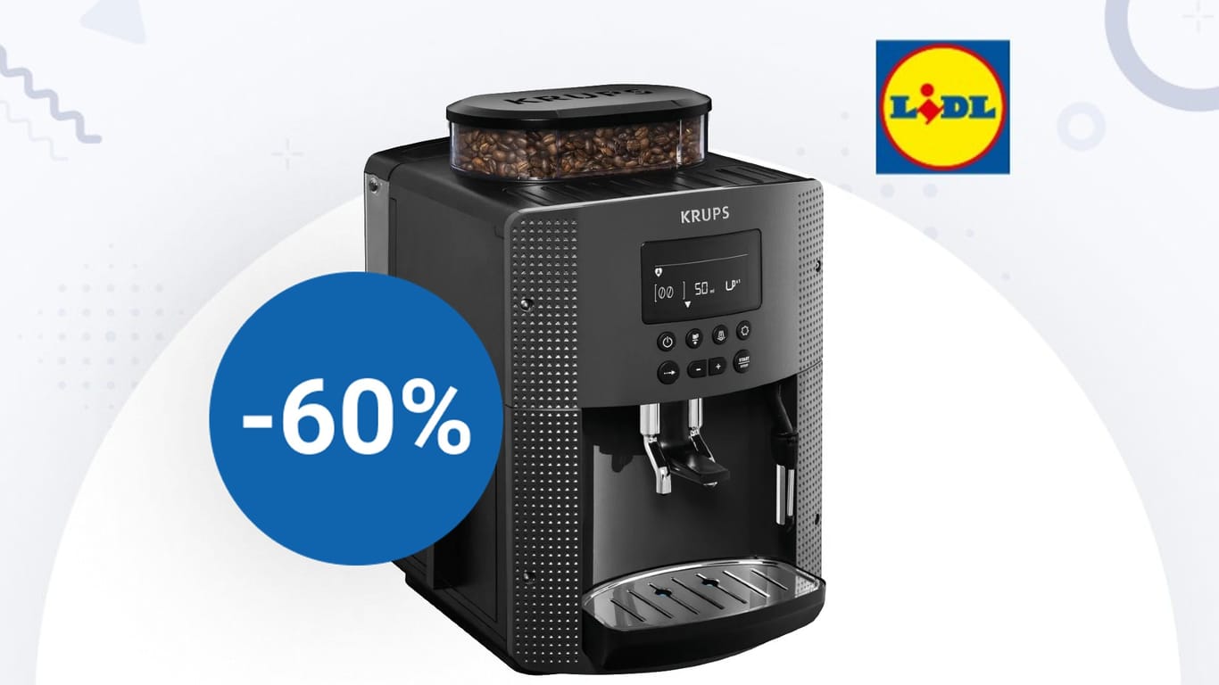 Deal-Highlight: Der vielseitige Kaffeevollautomat ist heute bei Lidl radikal reduziert.