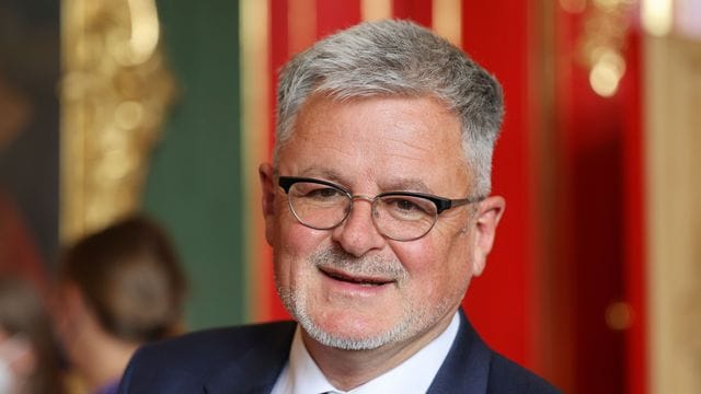 Christopher Clark im Aachener Rathaus.