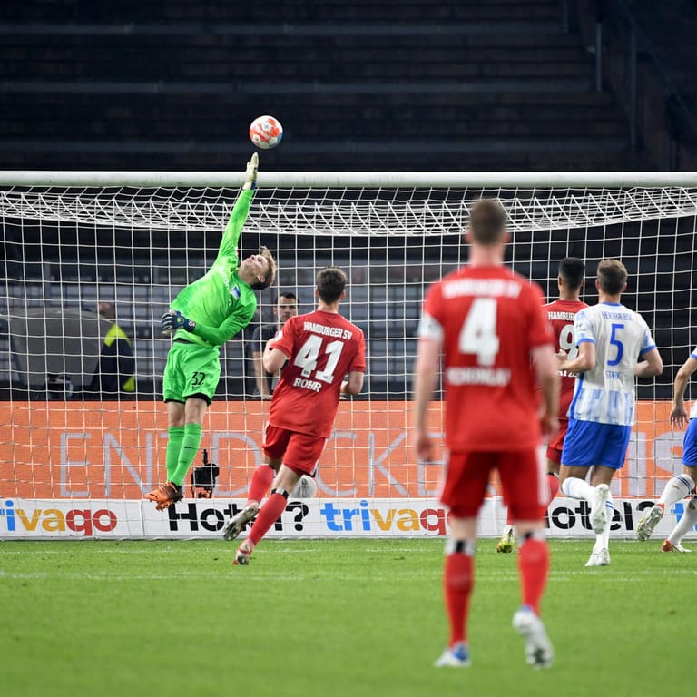 Relegation: Der HSV erzielte das 1:0 in Berlin – und gewann knapp.