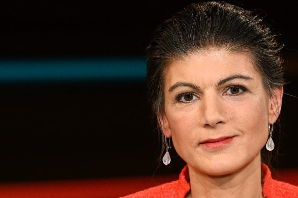Sahra Wagenknecht bei Markus Lanz (Archivbild): Die Politikerin sieht einen Teil der Schuld am Ukraine-Krieg bei den USA.