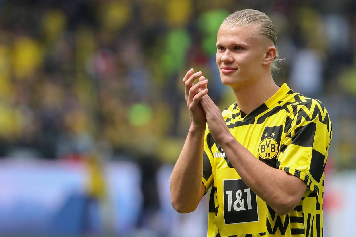 Erling Haaland: Verlässt den BVB, um künftig in England Tore zu schießen.