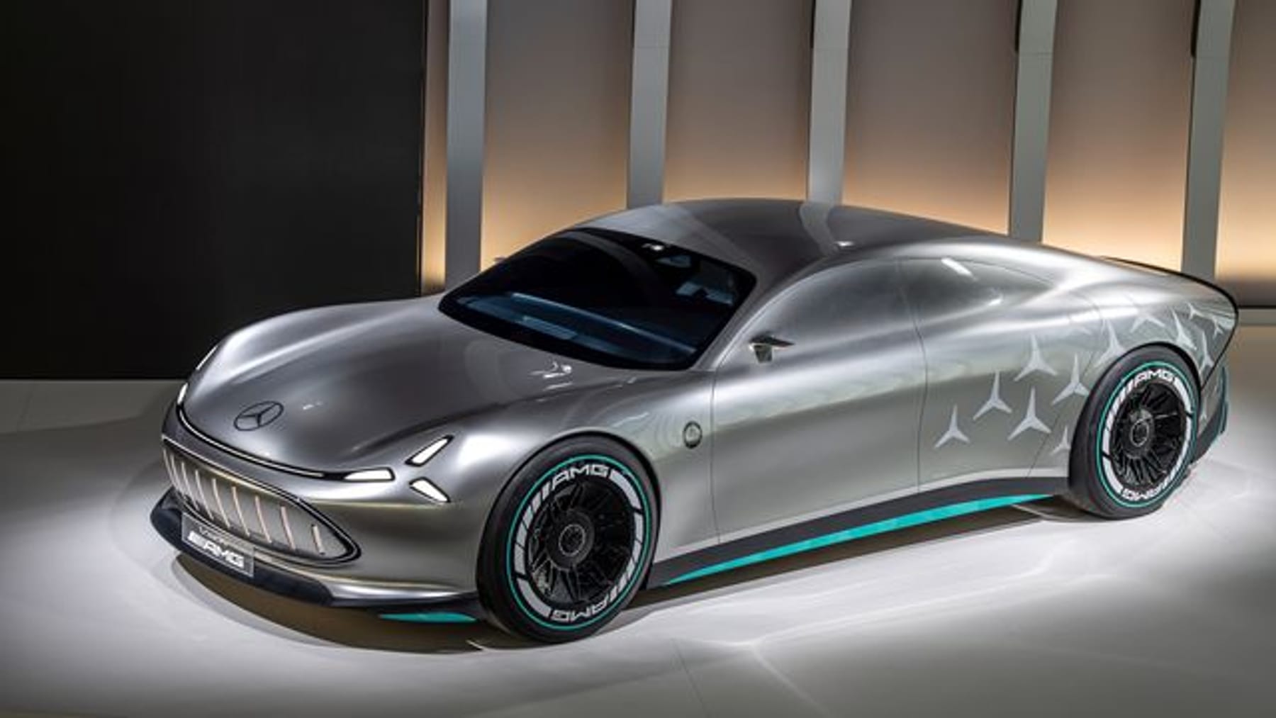 Studie von MercedesAMG ElektroSupersportwagen Vision AMG für 2025