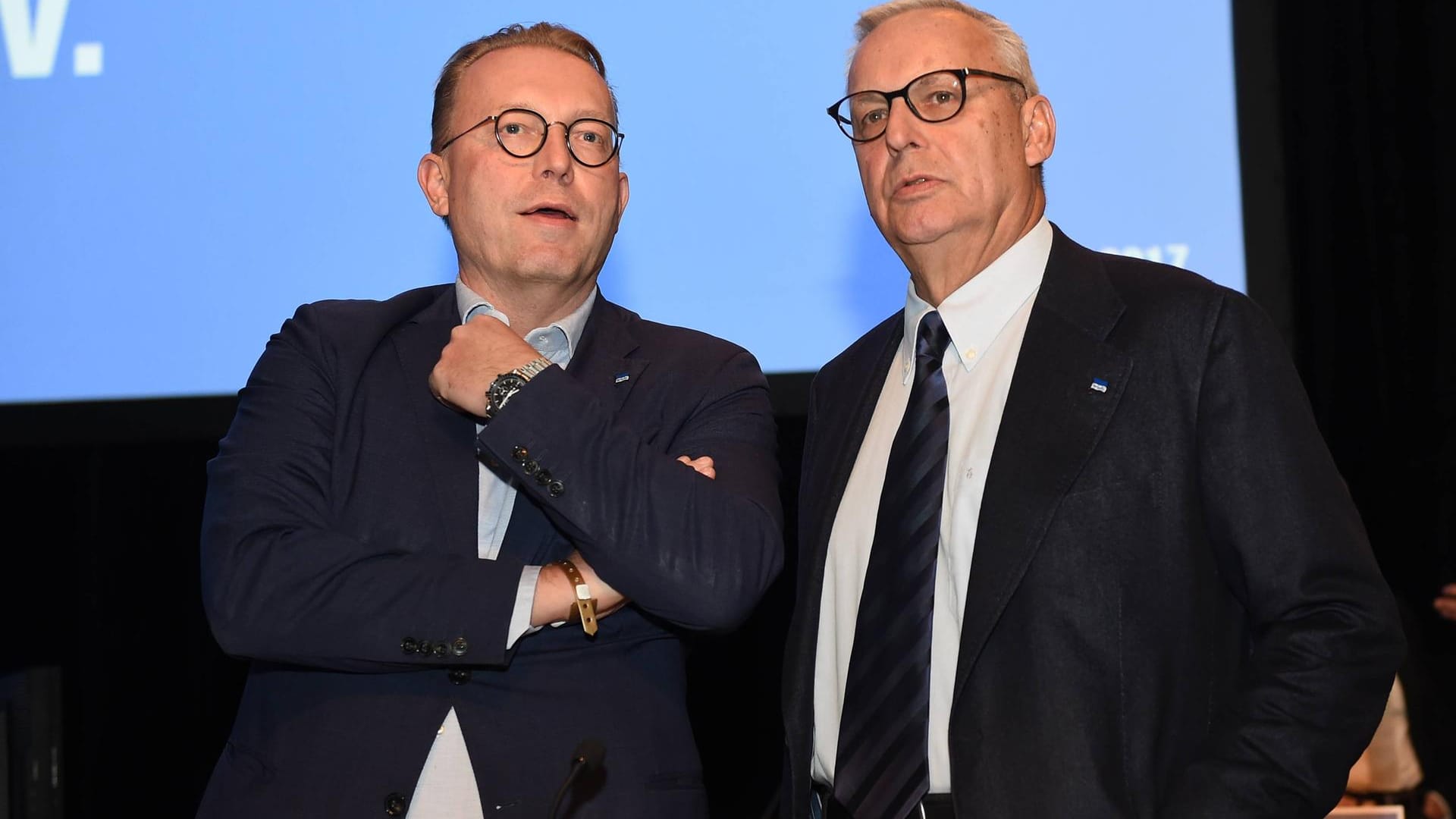 Für Thorsten Manske (l.) und Werner Gegenbauer wird es eng.