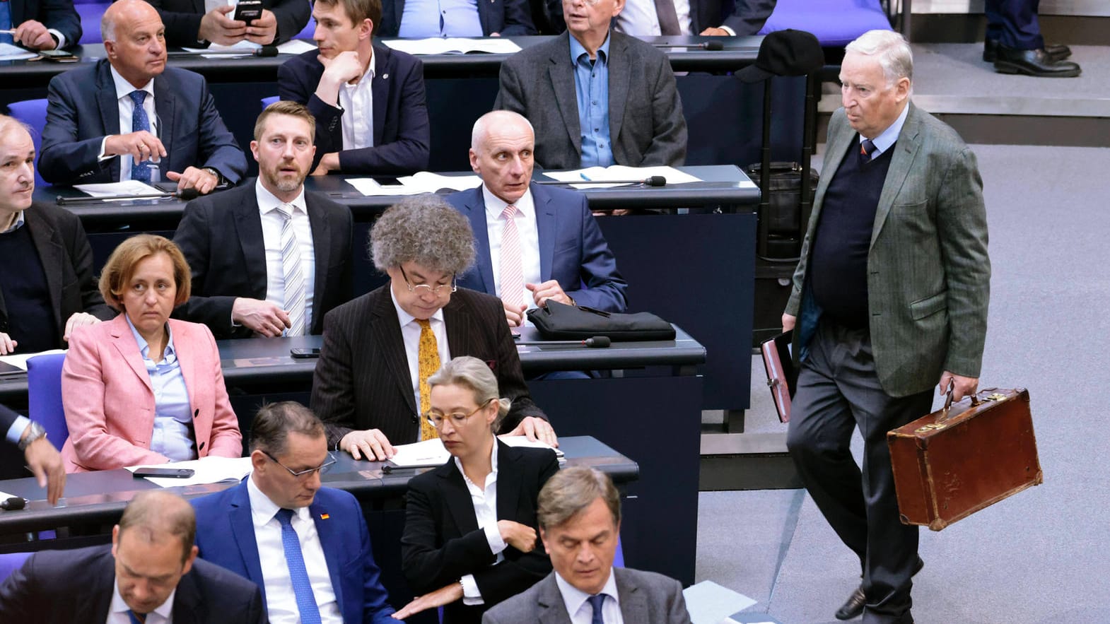 Die AfD Fraktion im Bundestag: Die Mitglieder der Partei heckten unter anderem Strategien aus, um andere Parteien zu "quälen".