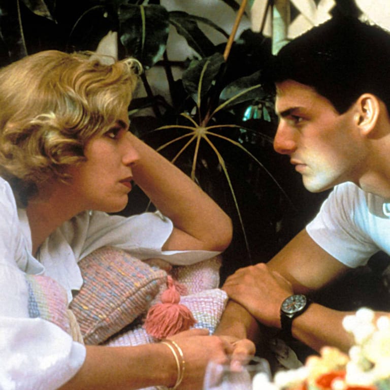 Tom Cruise und Kelly McGillis: 1986 drehten sie gemeinsam den ersten "Top Gun"-Film.