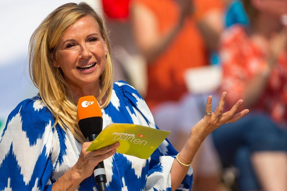 Andrea Kiewel: Die 56-Jährige moderiert den "ZDF-Fernsehgarten".