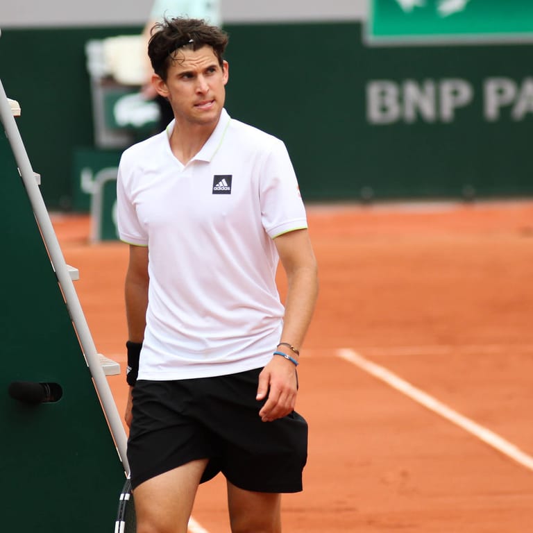 Dominic Thiem: Der Österreicher erlebte einen schlechten Start in die French Open.