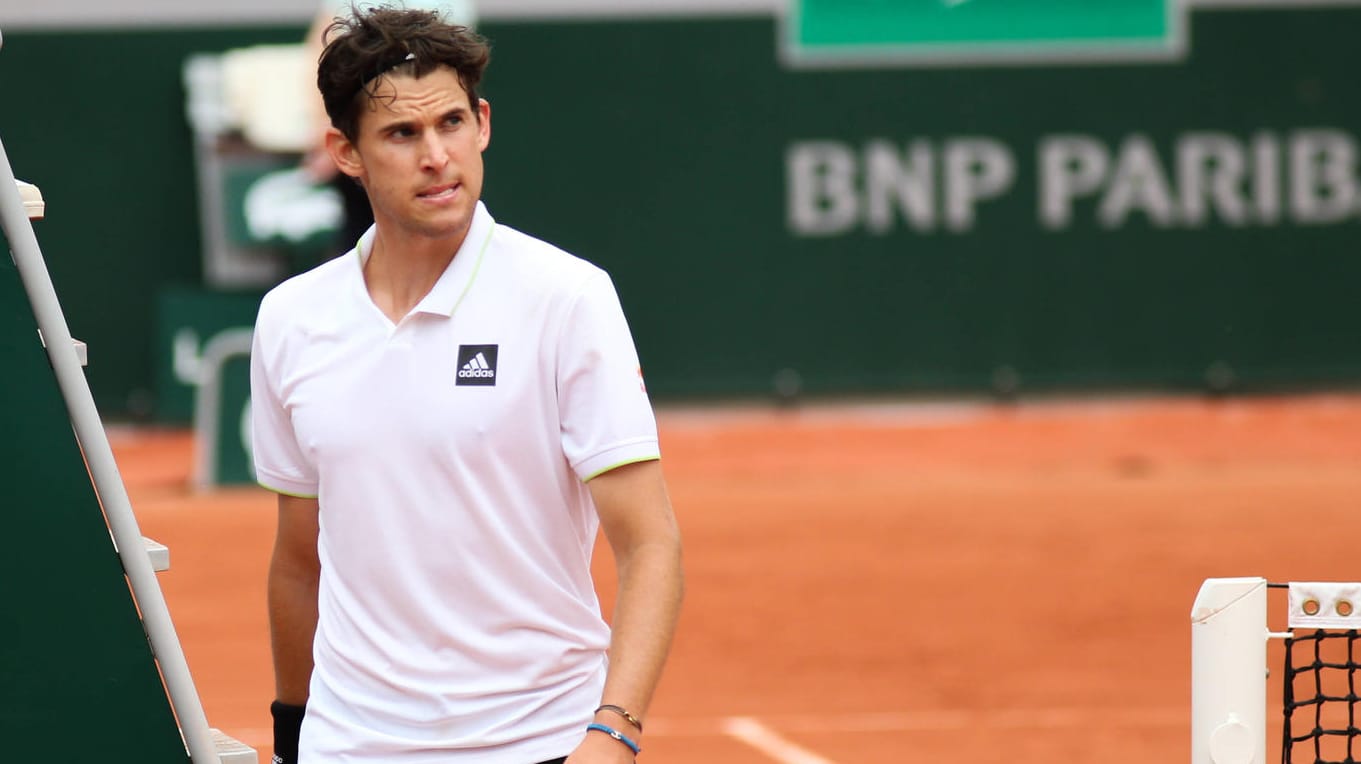 Dominic Thiem: Der Österreicher erlebte einen schlechten Start in die French Open.