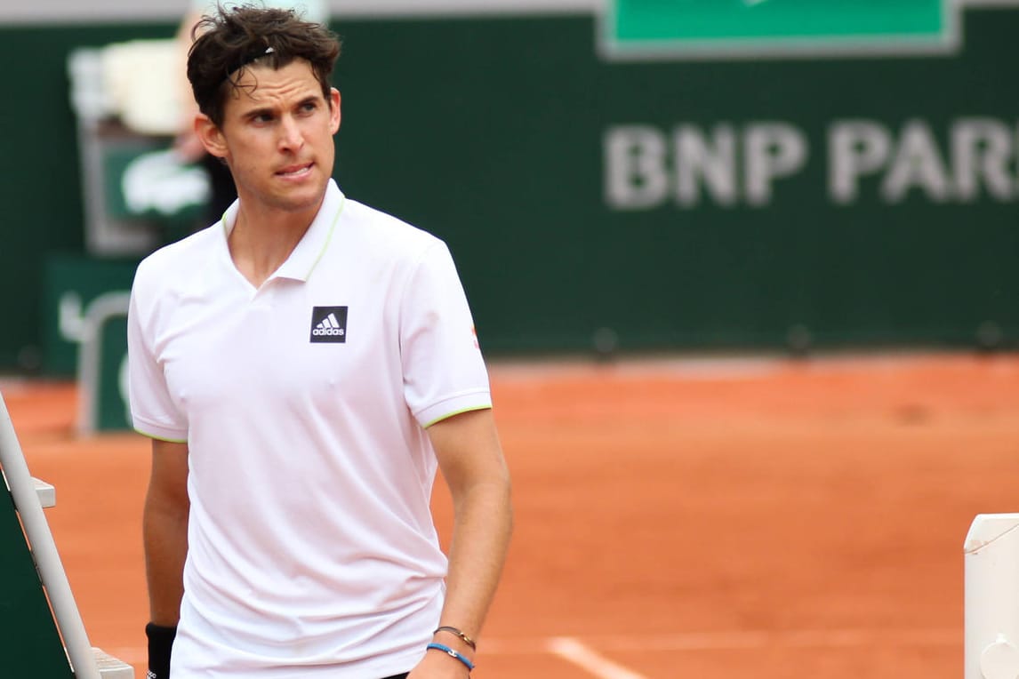 Dominic Thiem: Der Österreicher erlebte einen schlechten Start in die French Open.