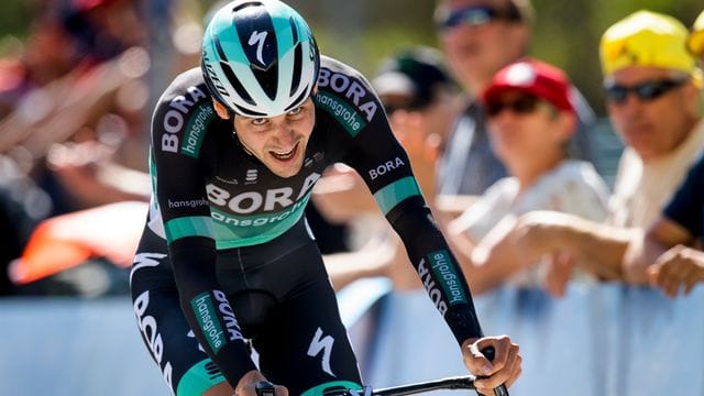 Emanuel Buchmann vom Team Bora-hansgrohe zeigte beim Giro d'Italia eine starke Leistung. Emanuel Buchmann vom Team Bora-hansgrohe zeigte beim Giro d'Italia eine starke Leistung.