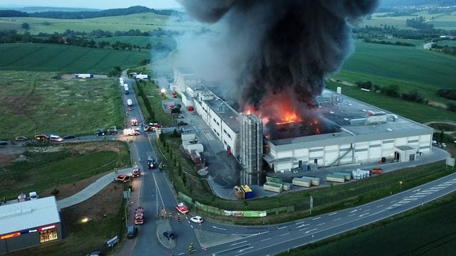 Brand in Bäckerei