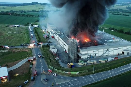 Brand in Bäckerei